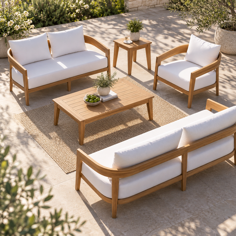 Jaken 6-Piece Lounge Set — Sea Salt