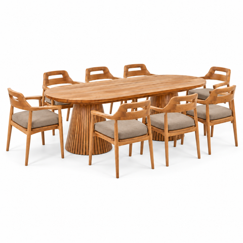 Gunem Dining Set 96"