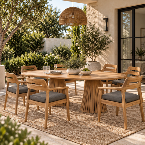 Gunem Dining Set 96"